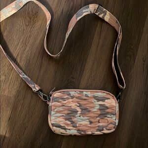 Lug Coupe Pink Camouflage Crossbody Bag